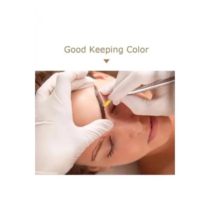 Microblading İğnesi, 0.18 mm, Tıbbi Paslanmaz Çelik, 10 Adet, Mavi