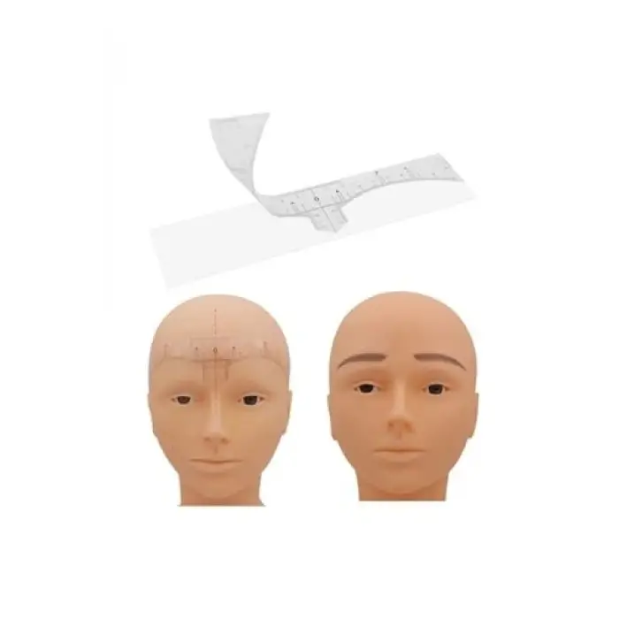 Microblading Tek Kullanımlık Yapışkanlı Kaş Cetveli, 10 Adet