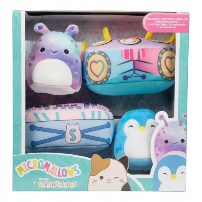 Micromallows 2 Maskot Daxxon ve Puff Giysili 6 cm