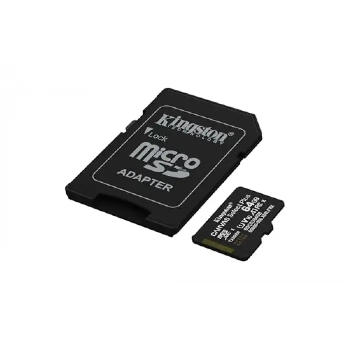 microSDXC, 64GB — Canvas Select Plus Gen3 100MB/s A1 Card + Adapter