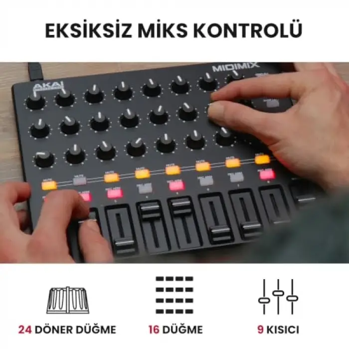 MIDImix USB MIDI Mikser Kontrolör