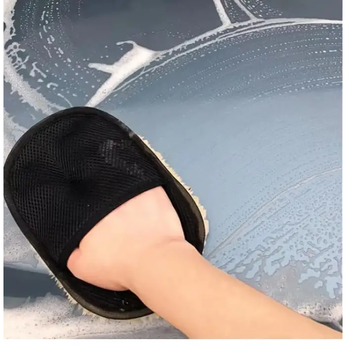 Mikrofiber Araba Yıkama Eldiveni, Çift Taraflı, Yumuşak Çizmez Yapı