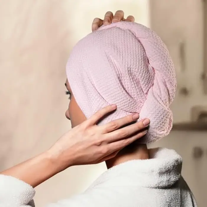 Mikrofiber Saç Bonesi, Pembe