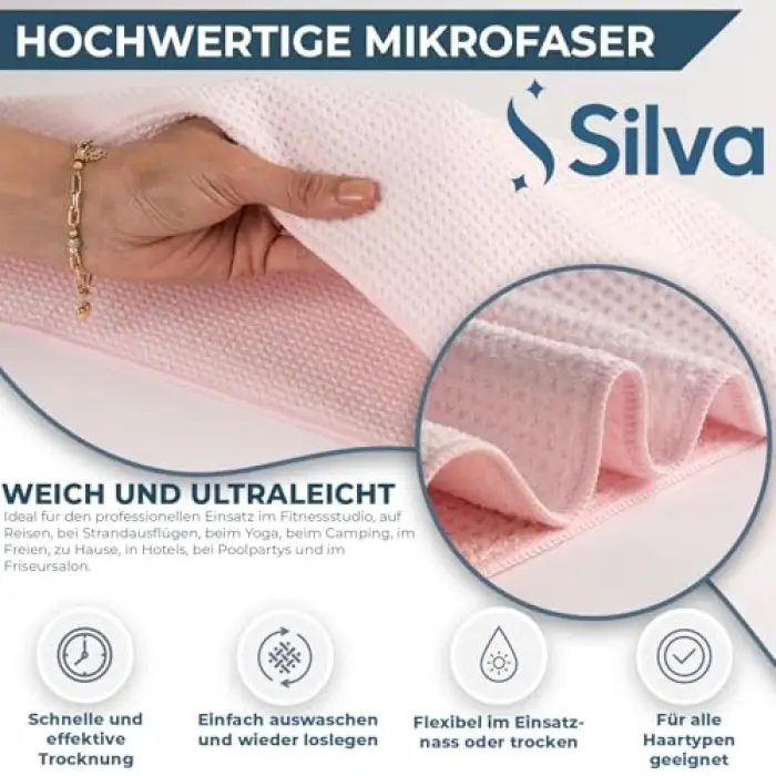 Mikrofiber Saç Bonesi, Pembe