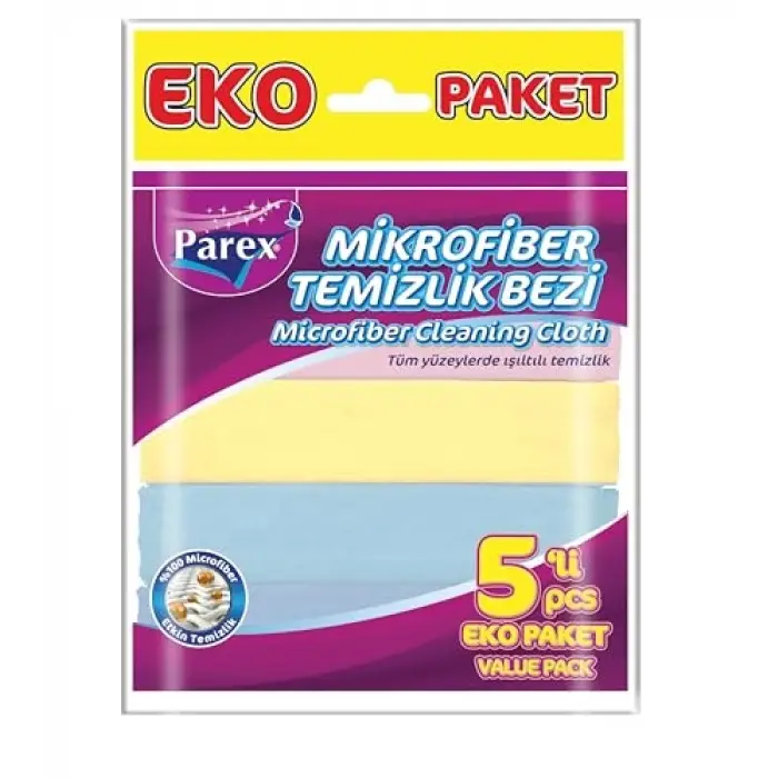 Mikrofiber Temizlik Bezi, 5li