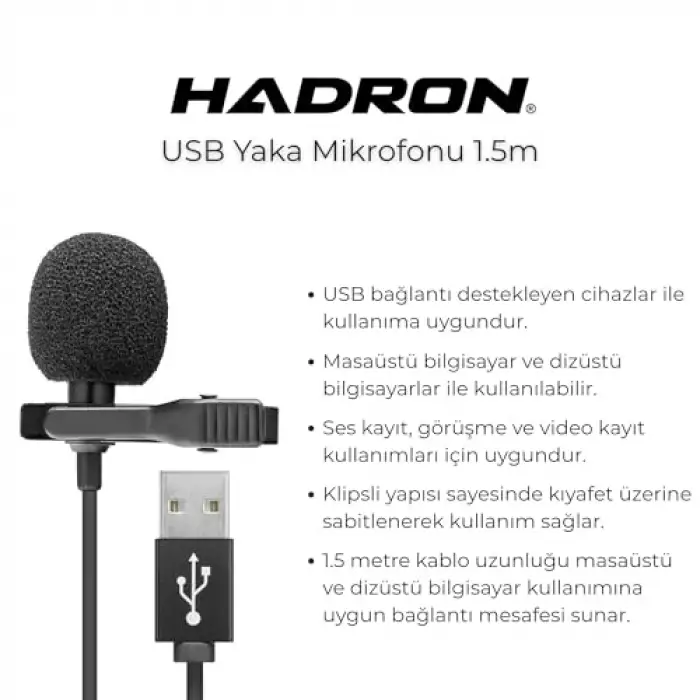 Mikrofon Yaka USB HD-569