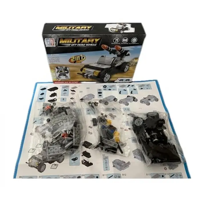 Military 104 Parçalı Yapım Seti