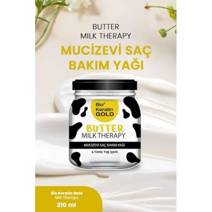 Milk Therapy Bio Butter Saç Bakım Yağı 210 Ml