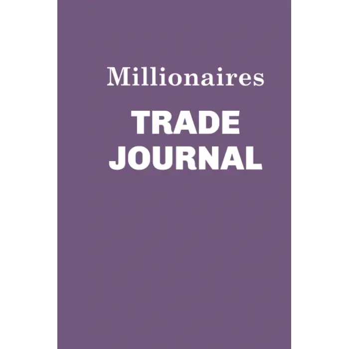 Millionaires Trade Journal (purple)