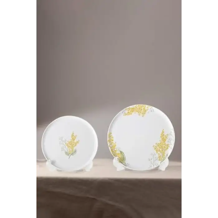 Mimosa Seramik 4lü Servis Tabağı Seti 26 cm