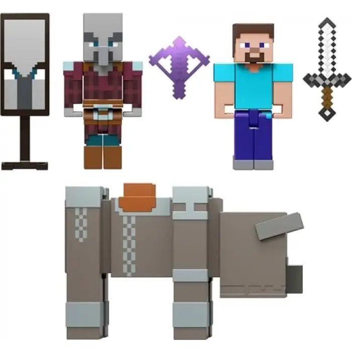 Minecraft Köy Baskını Oyun Seti JJT18