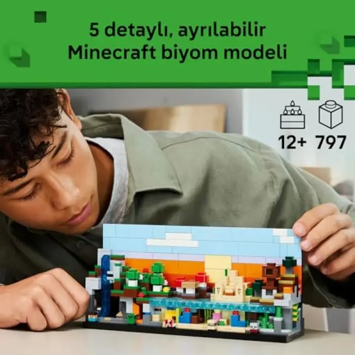 Minecraft Mini Biyomlar 21589 Yapım Seti