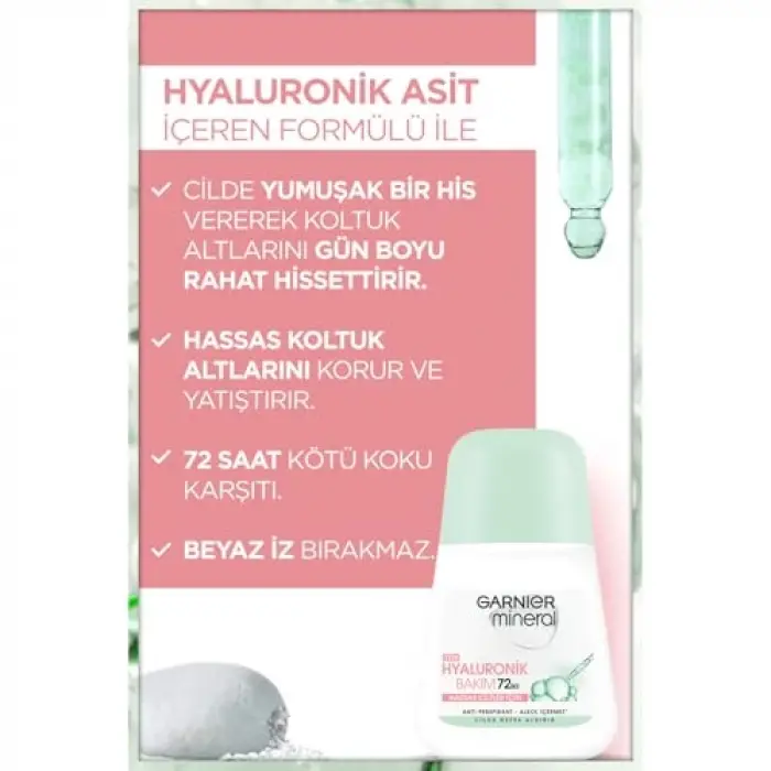 Mineral Hyaluronik Bakım Roll-On 50ml