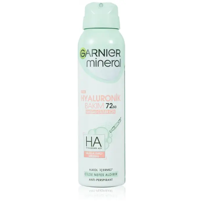Mineral Hyaluronik Bakım Sprey Deodorant, 150 ml