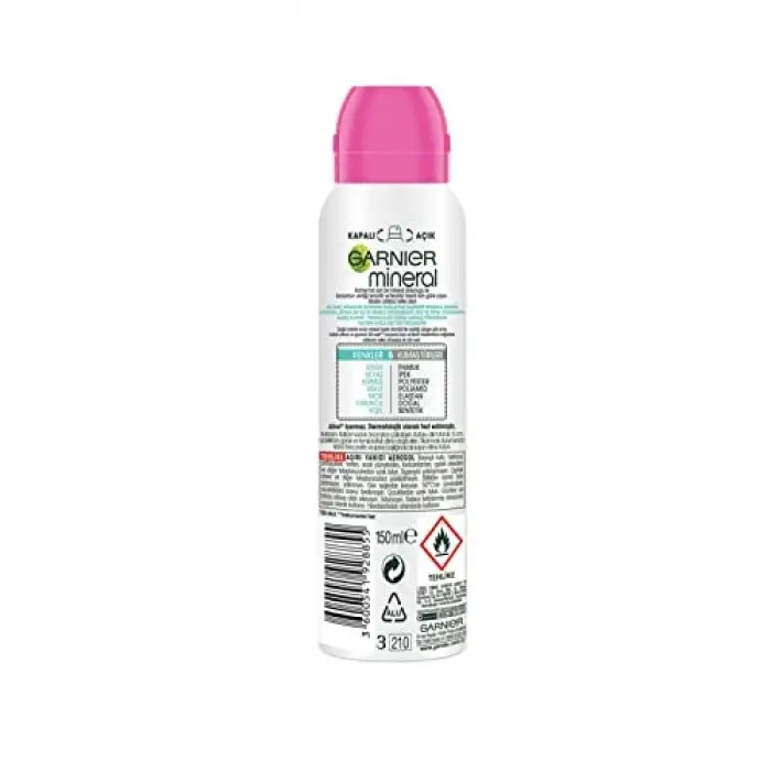 Mineral Lekesiz Koruma Deodorant 150ml