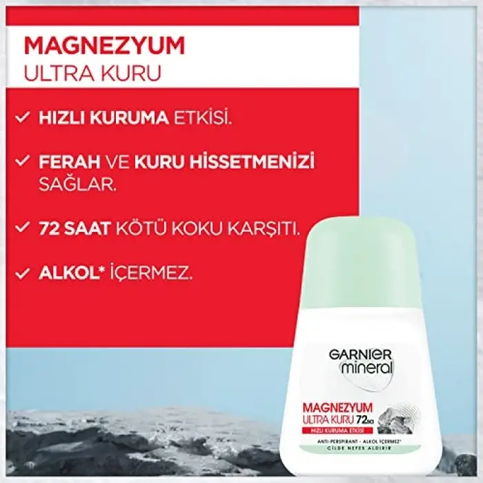 Mineral Magnezyum Ultra Kuru Roll-On Deodorant