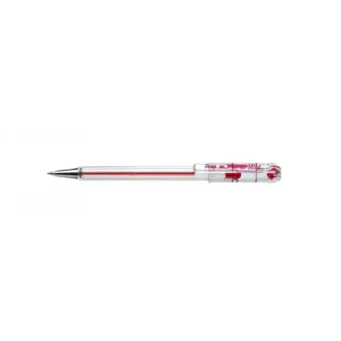 Mini 0.7 mm Yağ Bazlı Roller Kalem 12li Kutu KIRMIZI