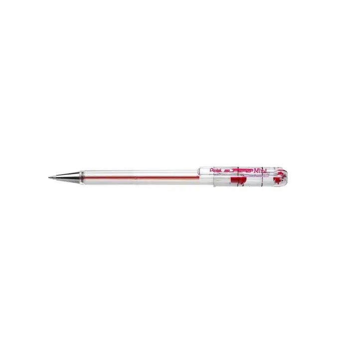 Mini 0.7 mm Yağ Bazlı Roller Kalem 12li Kutu KIRMIZI