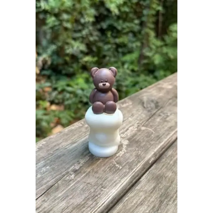 Mini Ayıcık Silikon Mum Kalıbı