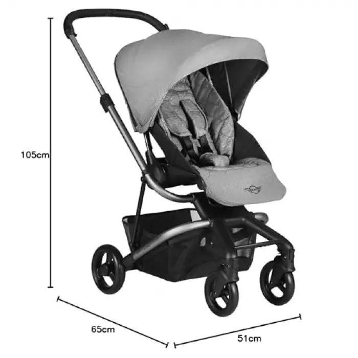 MINI Bebek Arabası (Soho Grey/Gri)