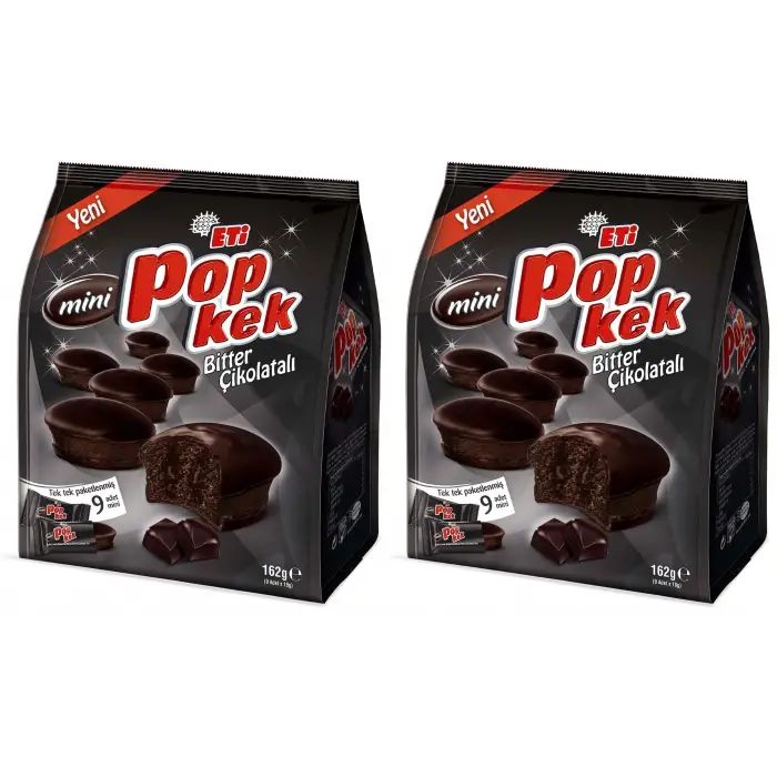 Mini Bitter Çikolatalı Popkek 162 g