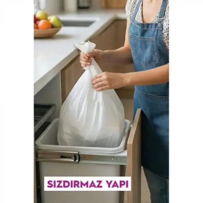 Mini boy güçlü çöp torbası, 5li paket
