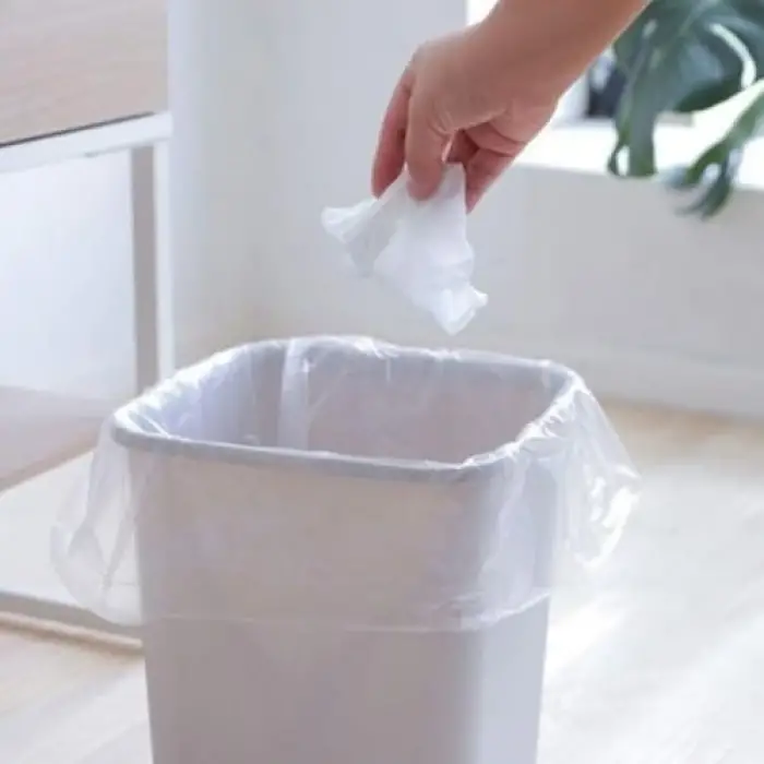 Mini boy güçlü çöp torbası, 5li paket