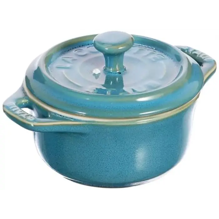 Mini Cocotte Set, 4lü, Yuvarlak, Ceramic By
