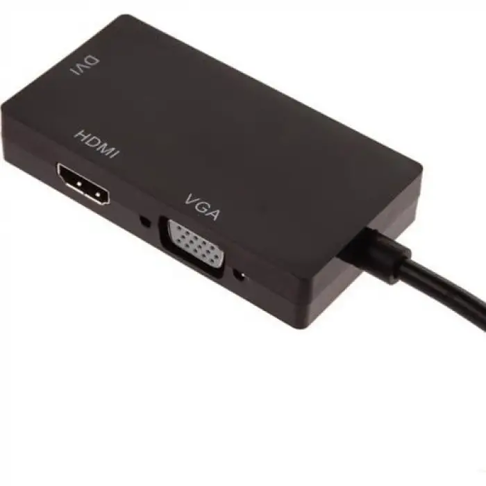 Mini DisplayPort - HDMI Dvı Vga çevirici adaptör, Thunderbolt Mini DP uyumlu