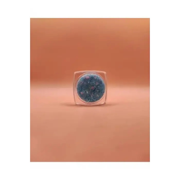 Mini Doğal Jel Glitter Baby Blue, 5 ml