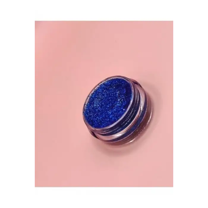 Mini Doğal Jel Glitter Far - Blue 5Ml, 100glitter6