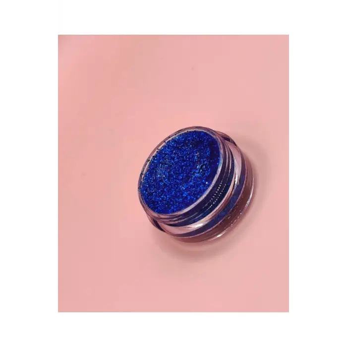 Mini Doğal Jel Glitter Far - Blue 5Ml, 100glitter6