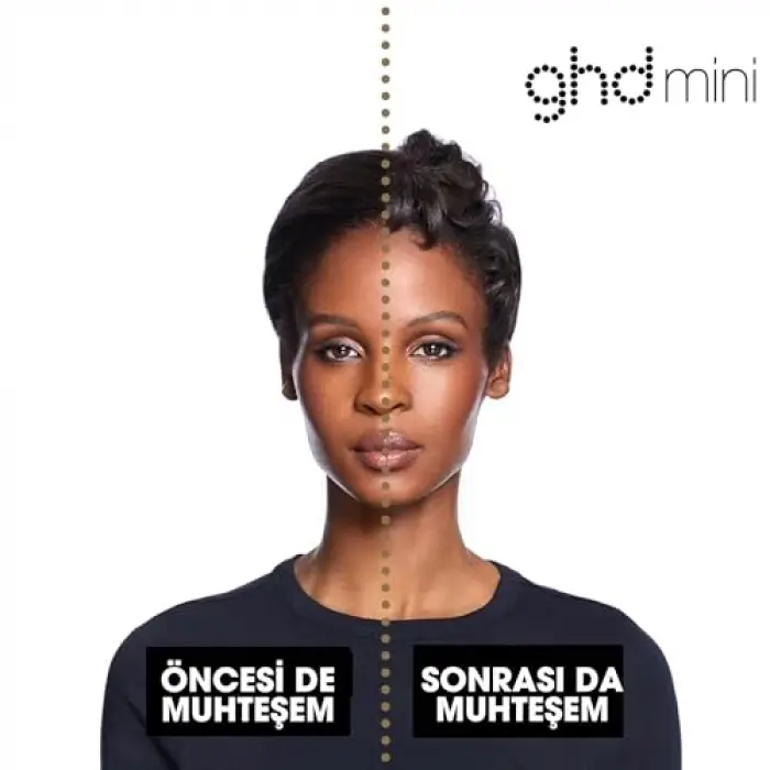 Mini İnce Plakalı Saç Düzleştirici, Siyah