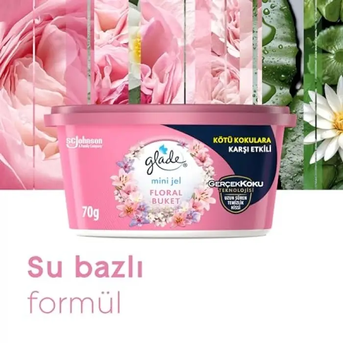 Mini Jel Floral Buket 70 g