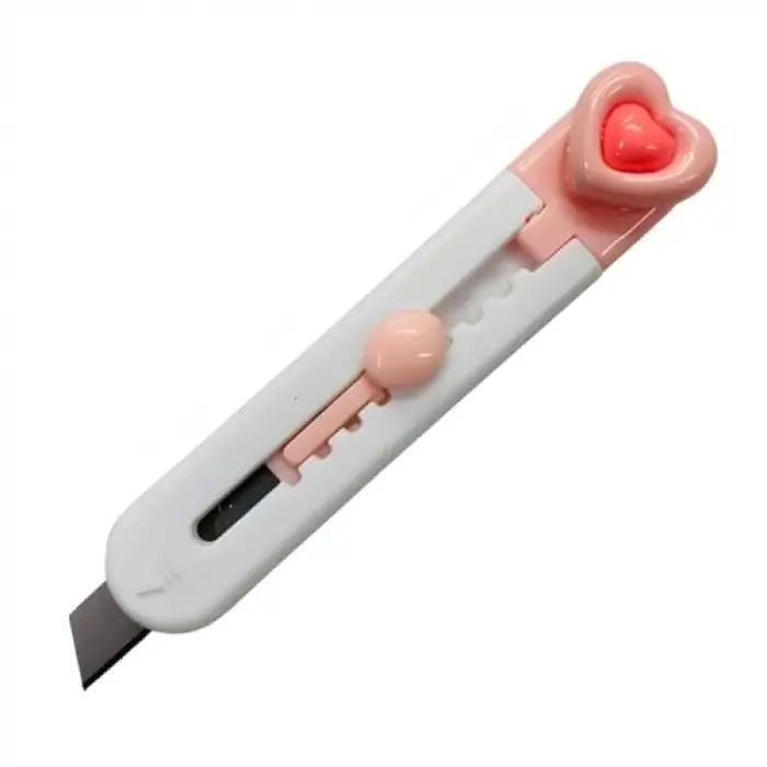 Mini Maket Bıçağı Falçata 9 cm 665A-kalp