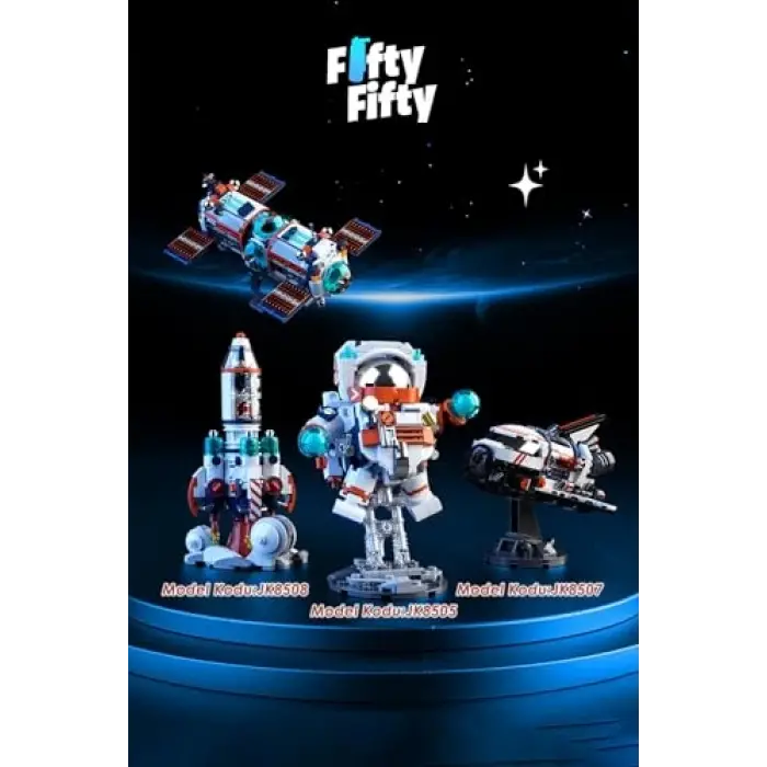 Mini Space Serisi Astronot JK8505 (+302 Parça) Oyuncak Yapım Seti