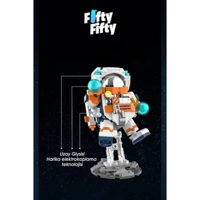 Mini Space Serisi Astronot JK8505 (+302 Parça) Oyuncak Yapım Seti
