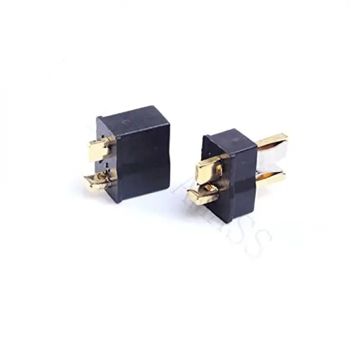Mini T Plug Batarya Konnectörü Kırmızı (Erkek-Dişi Set)