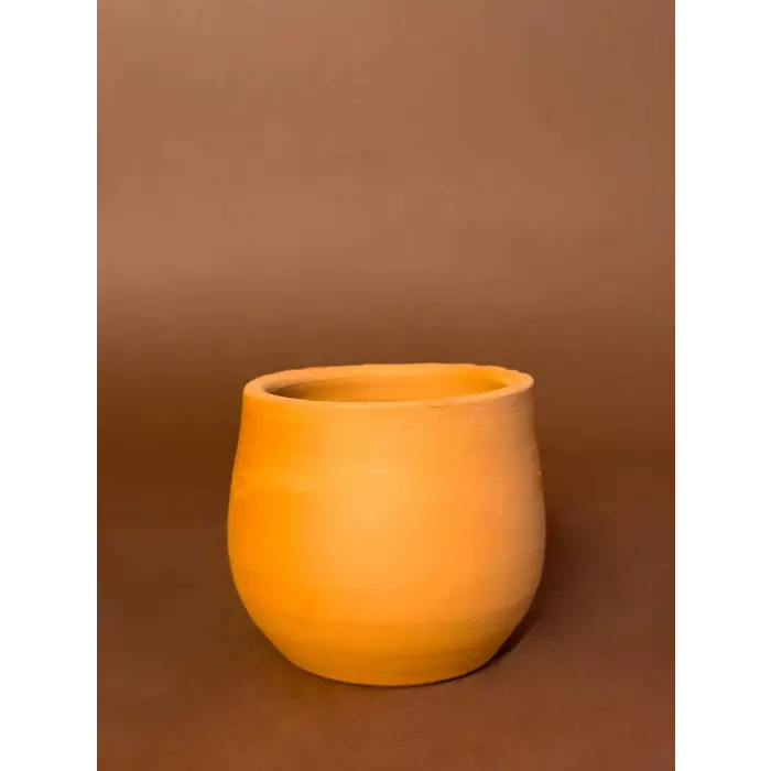 Mini Toprak Saksı 9 cm Oval Form