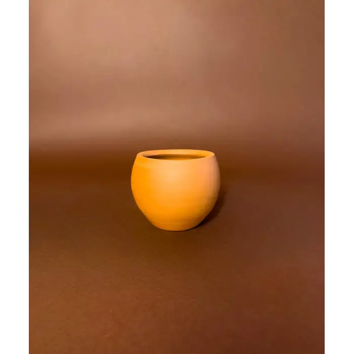 Mini Toprak Saksı 9 cm Yuvarlak Form
