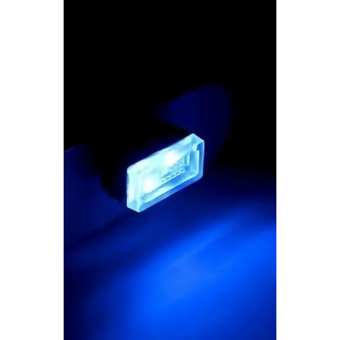 Mini USB Dekoratif LED Lamba, Mavi