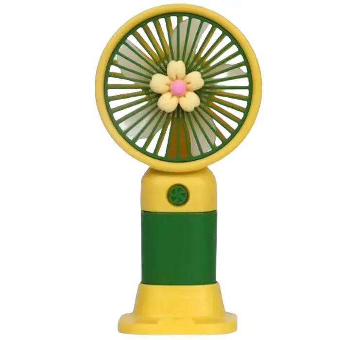 Mini USB Fan, Taşınabilir, Yeşil-Sarı