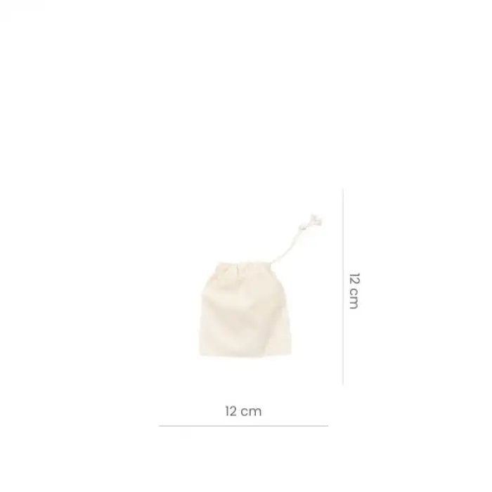 Minik Bez Kese 12 cm x 12 cm