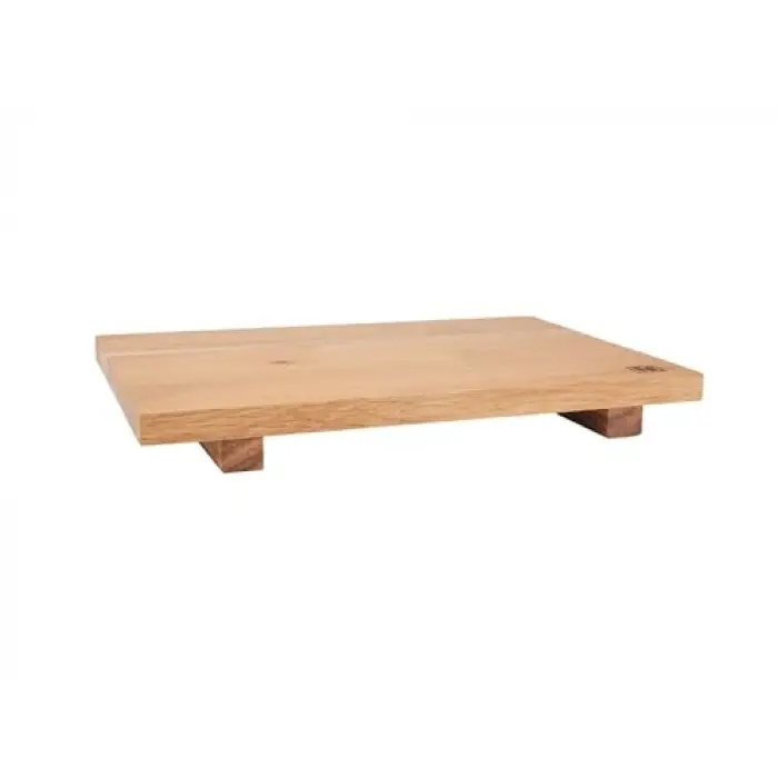 Minimalist Modern Ahşap Sunum Standı, %100 Doğal Meşe Masif Panel