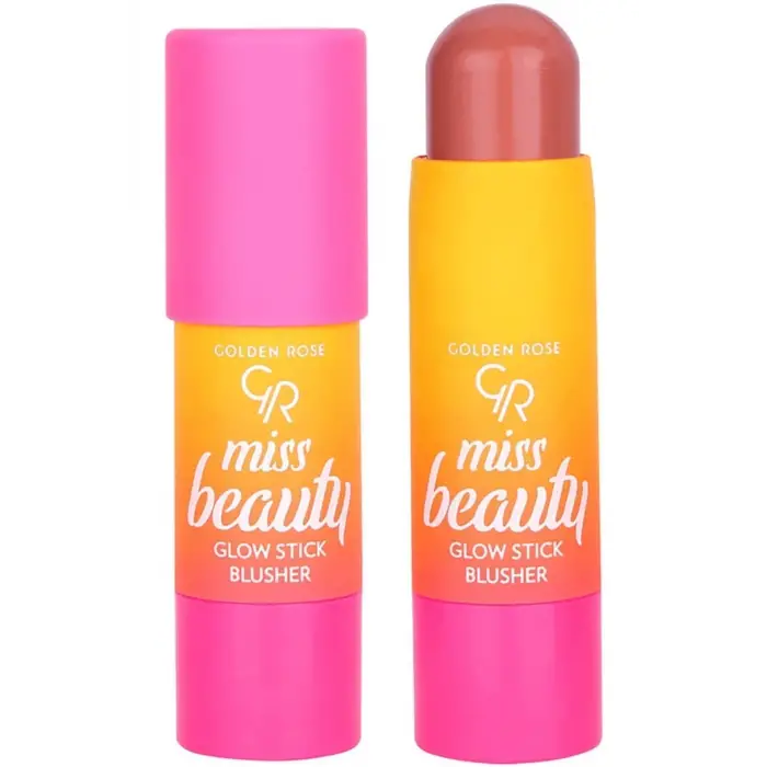 Miss Beauty Glow Stick Blusher, 02 Dusty Rose, 6 G