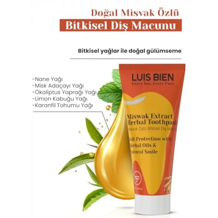 Misvak Özlü Bitkisel Diş Macunu