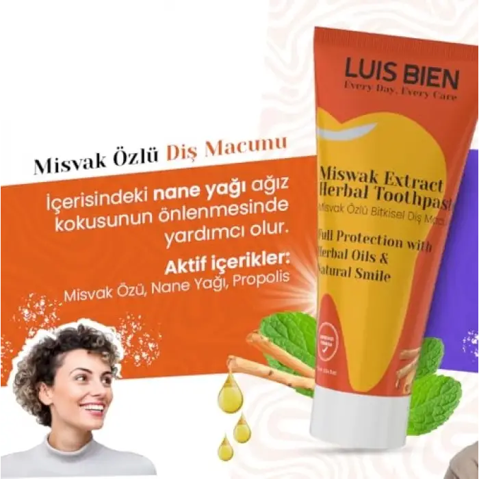Misvak Özlü Bitkisel Diş Macunu