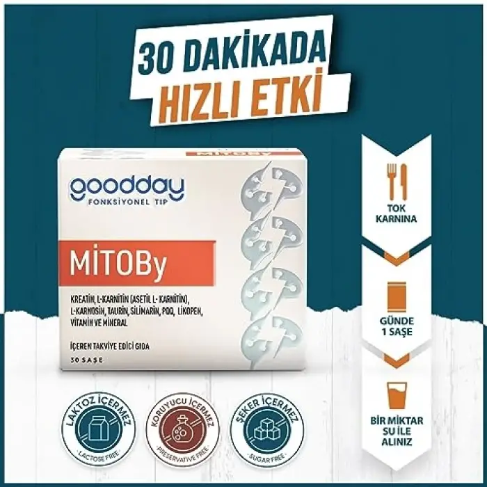 Mıtoby takviye edici gıda, 30 saşe