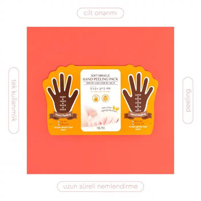 Mjcare Hand Peeling Soyulan El Peeling Maskesi