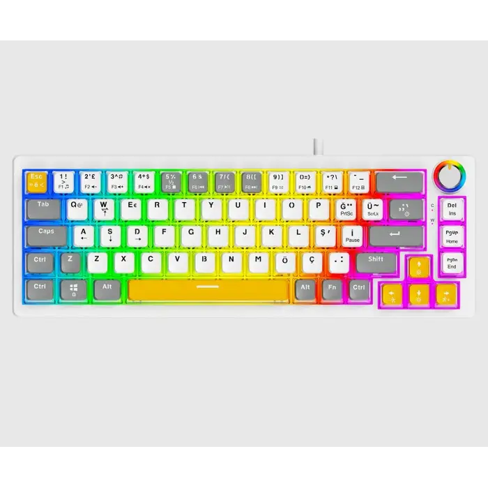 MK1148 Rgb Kablolu Mekanik Klavye